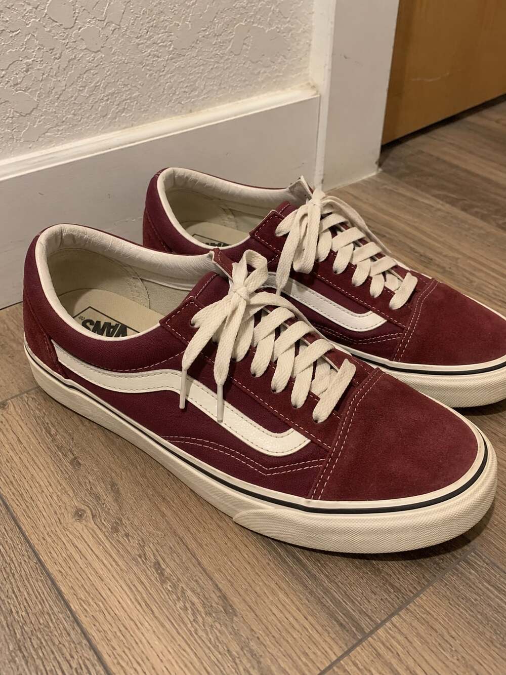 Vans Old Skool Port Royale Burgundy Suede Sneakers